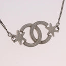 CHANEL Bracelet Metal Silver CC Auth BA13638M-8
