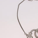 CHANEL Bracelet Metal Silver CC Auth BA13638M-9