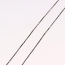 Christian Dior Necklace Metal Silver Auth BA13641-12