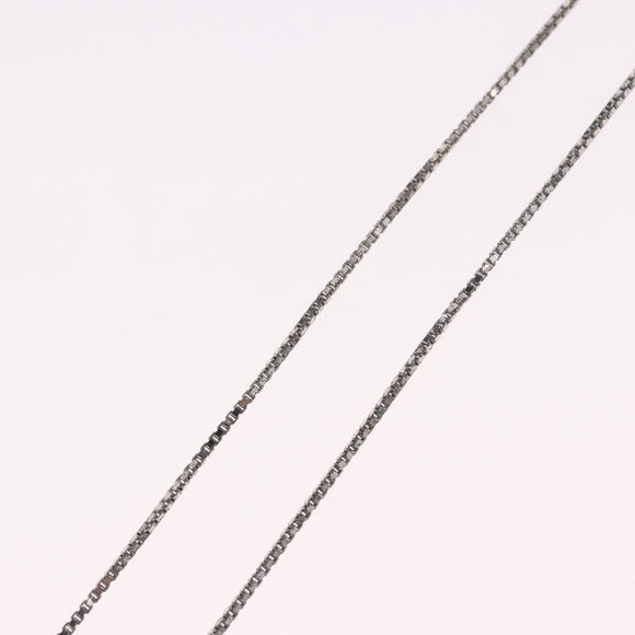 Christian Dior Halsketting Metaal Zilver Auth BA13641