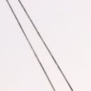 Christian Dior Necklace Metal Silver Auth BA13641-5