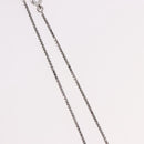 Christian Dior Necklace Metal Silver Auth BA13641-6