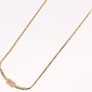 Christian Dior Necklace Metal Gold Tone Auth BA13642-10
