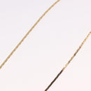 Christian Dior Necklace Metal Gold Tone Auth BA13642-11