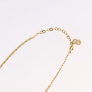 Christian Dior Necklace Metal Gold Tone Auth BA13642-12