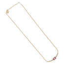 Christian Dior Necklace Metal Gold Tone Auth BA13642-2