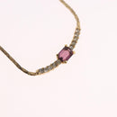 Christian Dior Necklace Metal Gold Tone Auth BA13642-3