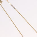 Christian Dior Necklace Metal Gold Tone Auth BA13642-6