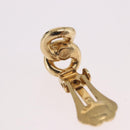 Christian Dior Earring Metal Gold Tone Auth BA13643-10