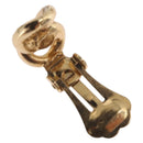 Christian Dior Earring Metal Gold Tone Auth BA13643-11
