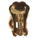 Christian Dior Earring Metal Gold Tone Auth BA13643-5