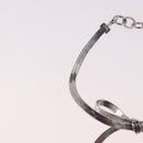 Christian Dior Bracelet Metal Silver Auth BA13644-11