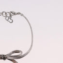 Christian Dior Bracelet Metal Silver Auth BA13644-12