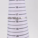 Christian Dior Bracelet Metal Silver Auth BA13644-14