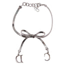 Christian Dior Bracelet Metal Silver Auth BA13644-8