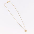 Christian Dior Necklace metal 4 Set Gold Tone Auth BA13645-2