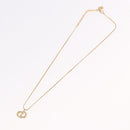 Christian Dior Necklace metal 4 Set Gold Tone Auth BA13645-7