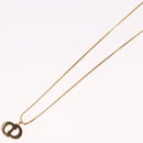 Christian Dior Necklace metal 4 Set Gold Tone Auth BA13645-9