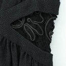 CHANEL Dress Wool Black CC Auth BA13646SAM-13