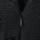 CHANEL Dress Wool Black CC Auth BA13646SAM-14