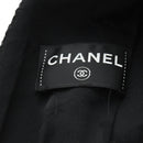 CHANEL Dress Wool Black CC Auth BA13646SAM-18