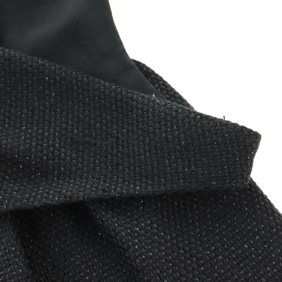 CHANEL Dress Wool Black CC Auth BA13646SAM