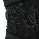 CHANEL Dress Wool Black CC Auth BA13646SAM-5