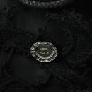 CHANEL Dress Wool Black CC Auth BA13646SAM-7