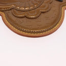 LOUIS VUITTON Vernis Comte de Feu Pochette Owl Bronze M92268 LV Auth BA13648V-10