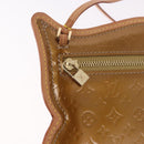 LOUIS VUITTON Vernis Comte de Feu Pochette Owl Bronze M92268 LV Auth BA13648V-15