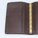 LOUIS VUITTON Damier Ebene Agenda PM Day Planner Cover R20700 LV Auth BA13650-18