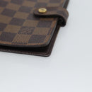 LOUIS VUITTON Damier Ebene Agenda PM Day Planner Cover R20700 LV Auth BA13650-7