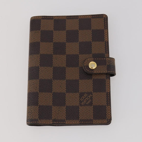 LOUIS VUITTON Monogram Vernis Planner 3 Set Beige black LV Auth BA13651