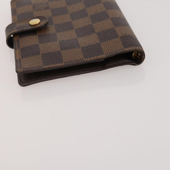 LOUIS VUITTON Monogram Vernis Planner 3 Set Beige black LV Auth BA13651