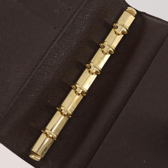 LOUIS VUITTON Monogram Vernis Planner 3 Set Beige black LV Auth BA13651