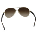 CHANEL Tortoise Pattern Sunglasses Metal Black Gold CC Auth BA13652-2