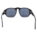 CHANEL Sunglasses plastic Black Gold CC Auth BA13653-3