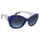 CHANEL Sunglasses Plastic Blue CC Auth BA13654-1