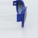 CHANEL Sunglasses Plastic Blue CC Auth BA13654-5