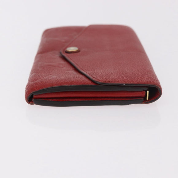 LOUIS VUITTON Multicolor Vernis Wallet 3 Set Multicolor Red LV Auth BA13655