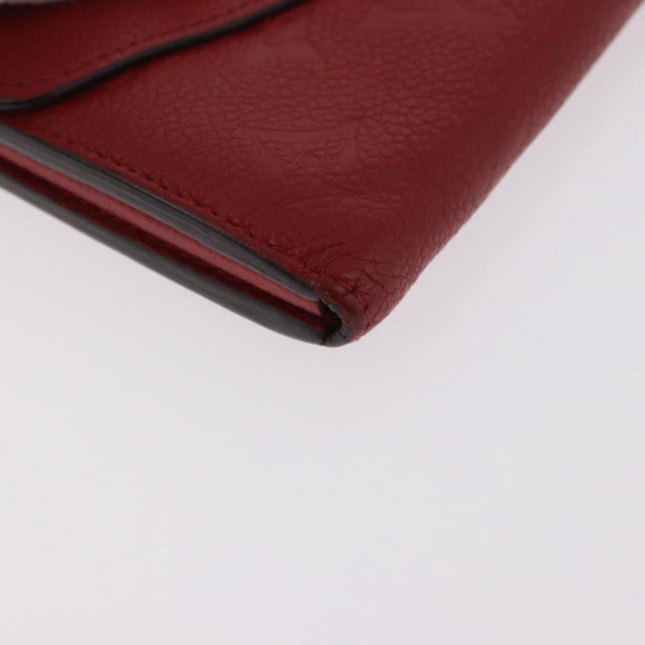 LOUIS VUITTON Multicolor Vernis Wallet 3 Set Multicolor Red LV Auth BA13655