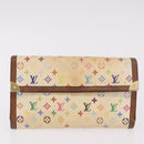 LOUIS VUITTON Multicolor Vernis Wallet 3 Set Multicolor Red LV Auth BA13655-16