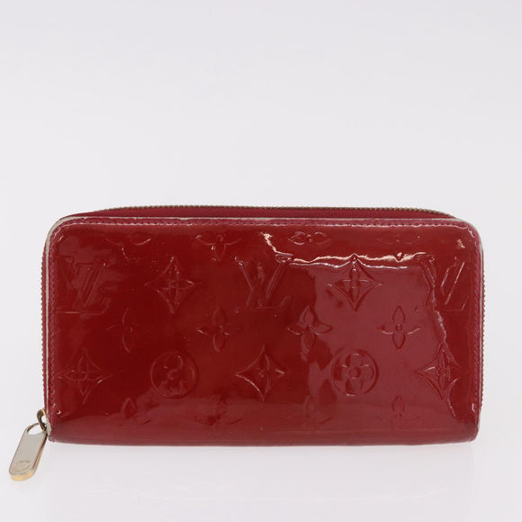 LOUIS VUITTON Multicolor Vernis Wallet 3 Set Multicolor Red LV Auth BA13655