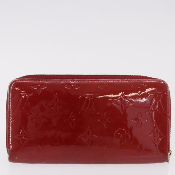LOUIS VUITTON Multicolor Vernis Wallet 3 Set Multicolor Red LV Auth BA13655