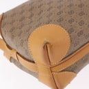 GUCCI Micro GG Supreme Shoulder Bag PVC Beige Gold Auth BA13656-15