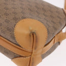 GUCCI Micro GG Supreme Shoulder Bag PVC Beige Gold Auth BA13656-16