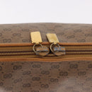 GUCCI Micro GG Supreme Shoulder Bag PVC Beige Gold Auth BA13656-18