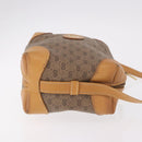 GUCCI Micro GG Supreme Shoulder Bag PVC Beige Gold Auth BA13656-3