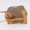 GUCCI Micro GG Supreme Shoulder Bag PVC Beige Gold Auth BA13656-4