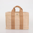 HERMES Fourre Tout Hand Bag Cotton 4 Set Navy Orange gray Auth BA13658-20